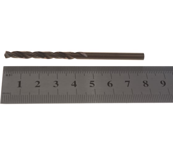 Сверло по металлу Cobalt 5% Professional (4.5х47х80 мм; Р6М5К5) АвтоDело 15220