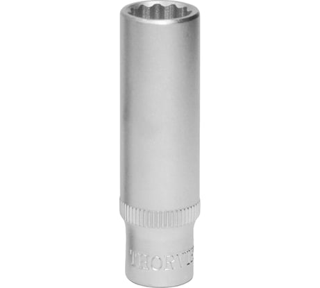 Головка торцевая глубокая 12-гранная (6 мм; 1/4DR) Thorvik 52976
