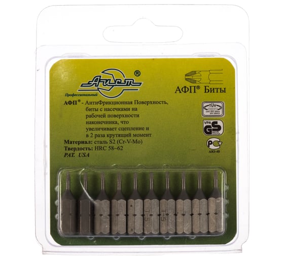 Бита TORX T5, 1/4", 10 шт. AIST 1172505T10 00-00022247