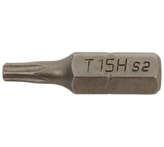 Бита TORX с отверстием под штифт TТ15, 1/4", 10 шт. AIST 1172515TT10 00-00009565 1