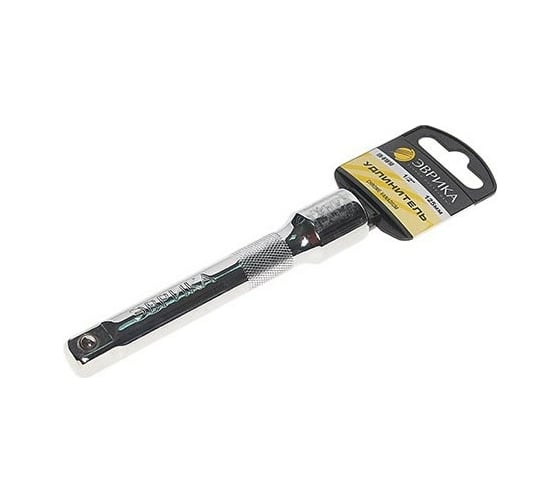 Удлинитель с держателем 1/2" DR, 125 мм ЭВРИКА ER-91910H 1