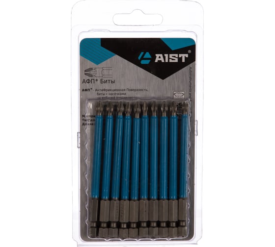 Бита PHILLIPS PH1, 1/4", 10 шт. AIST 1139001P10 00-00011001 1