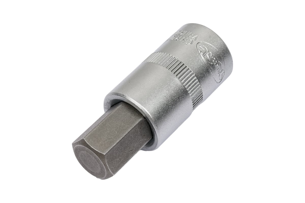 Головка торцевая со вставкой шестигранник 14 мм (1/2") L=55 мм (АвтоDело)