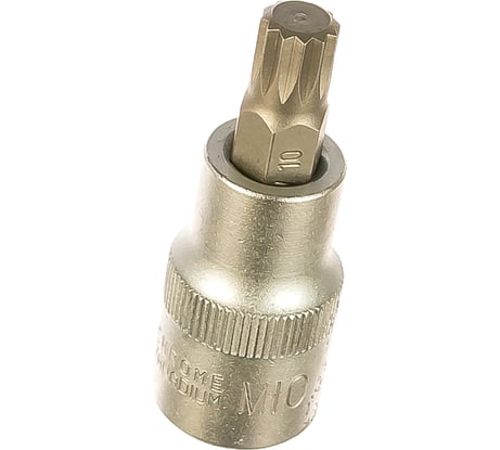 Головка со вставкой шестигранник 10 мм, 1/2" ,L=55 мм АвтоDело 39290 14974