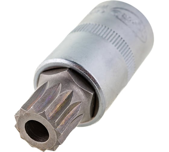 Головка со вставкой SPLINE M16 с отверстием 1/2", L=55 мм АвтоDело 39516 15006