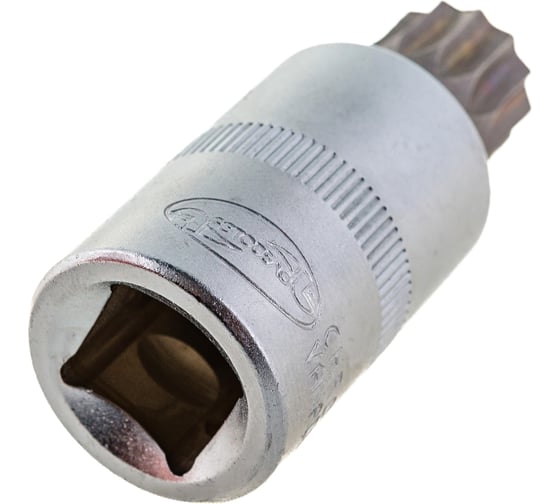 Головка со вставкой SPLINE M16 с отверстием 1/2", L=55 мм АвтоDело 39516 15006