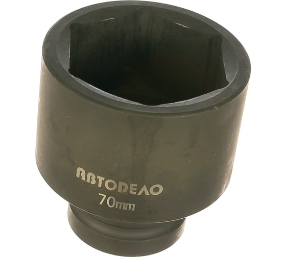 Головка торцевая ударная 70 мм, DR1", L-90 мм АвтоDело 40366 15516 1