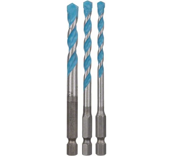 Набор сверл универсальных HEX-9, 3 шт., 5/6/8 мм Bosch 2608589529 1