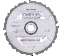 Диск пильный FibercementCutProf (190x30 мм; 4DFZ) Metabo 628297000