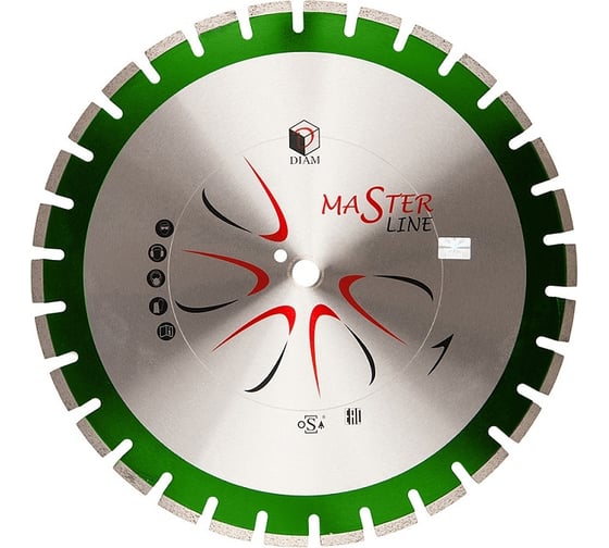 Диск алмазный сегментный Гранит Master Line (300x25.4/20 мм; 2,8x10 мм) Diam 000651