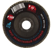 Круг лепестковый торцевой (125x22.2 мм; зерно 120) Росомаха 425120
