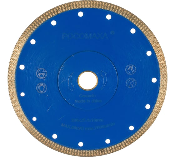 Диск отрезной алмазный по керамике (200x25.4х1.8 мм) Росомаха 101200 1