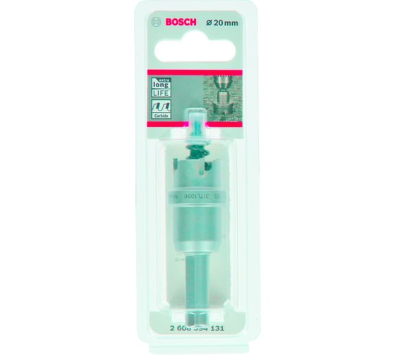 Коронка Precision for Sheet Metal с твердосплавными напайками 20 мм Bosch 2608594131