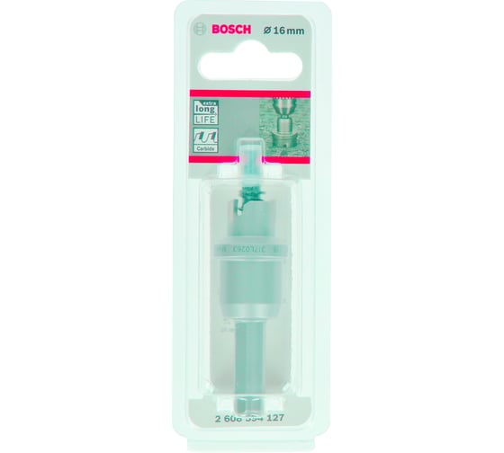 Коронка Precision for Sheet Metal с твердосплавными напайками 16 мм Bosch 2608594127