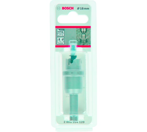 Коронка Precision for Sheet Metal с твердосплавными напайками 18 мм Bosch 2608594129