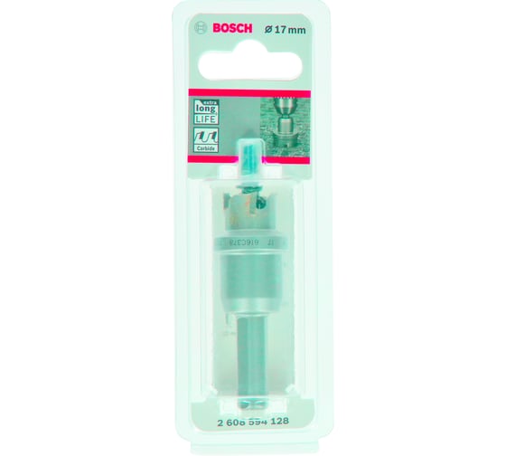 Коронка Precision for Sheet Metal с твердосплавными напайками 17 мм Bosch 2608594128