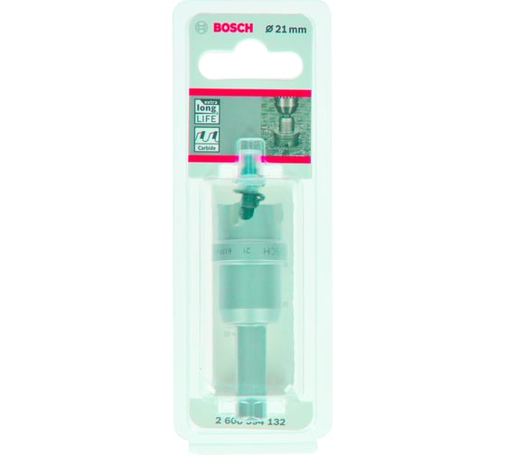 Коронка Precision for Sheet Metal с твердосплавными напайками 21 мм Bosch 2608594132