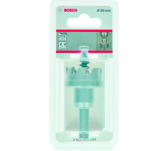 Коронка Precision for Sheet Metal с твердосплавными напайками 35 мм Bosch 2608594142