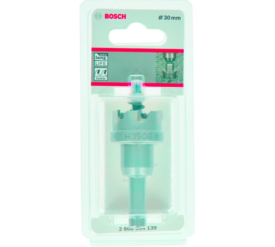Коронка Precision for Sheet Metal с твердосплавными напайками 30 мм Bosch 2608594139