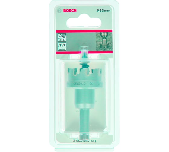 Коронка Precision for Sheet Metal с твердосплавными напайками 33 мм Bosch 2608594141