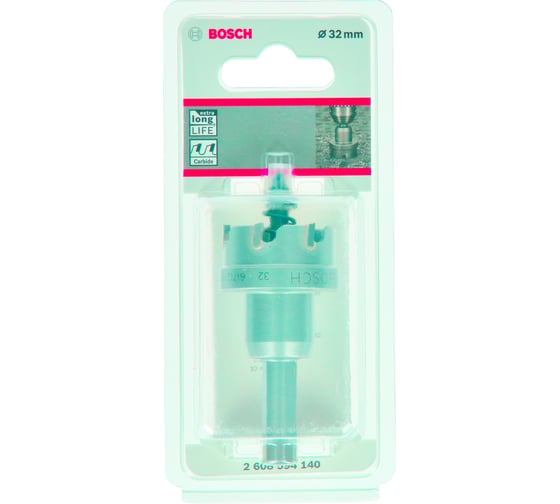 Коронка Precision for Sheet Metal с твердосплавными напайками 32 мм Bosch 2608594140
