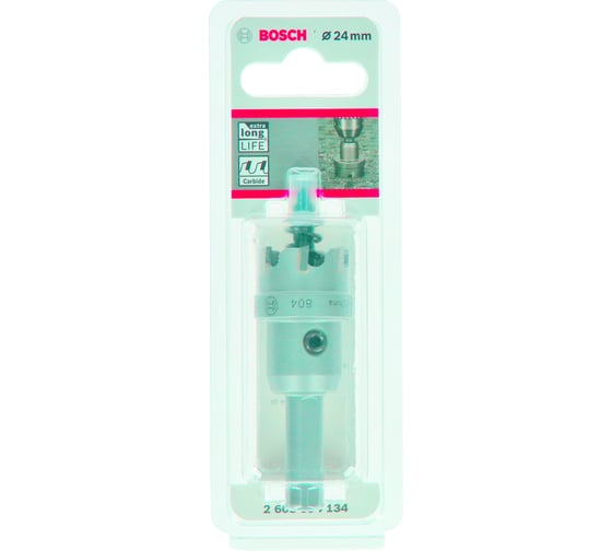 Коронка Precision for Sheet Metal с твердосплавными напайками 24 мм Bosch 2608594134