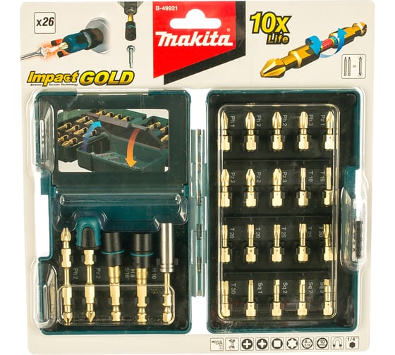 Набор бит Impact Gold 26 шт. Makita B-49921