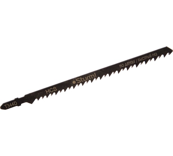 Пилки для лобзика T344D по дереву (126 мм; 2 шт.) Sturm 5250604