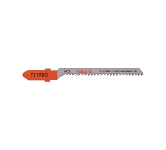 Пилки для лобзика T119BO по дереву (51 мм; 2 шт.) Sturm 5250608