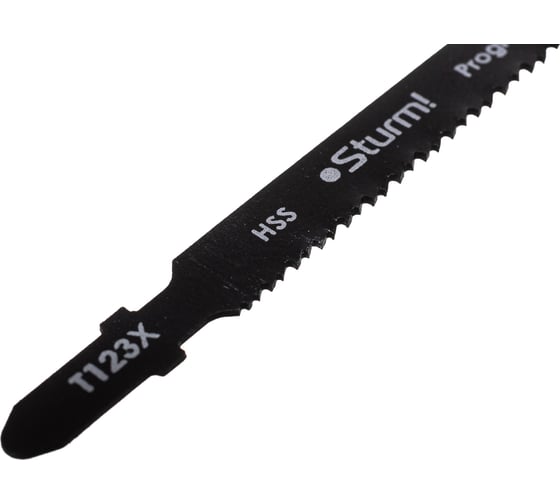 Пилки для лобзика T123X по металлу (75 мм; 2 шт.) Sturm 5250615