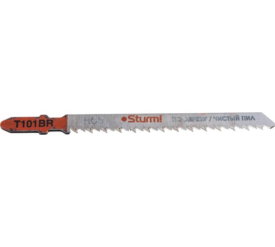 Пилки для лобзика T101BR по дереву (75 мм; 2 шт.) Sturm 5250612 1