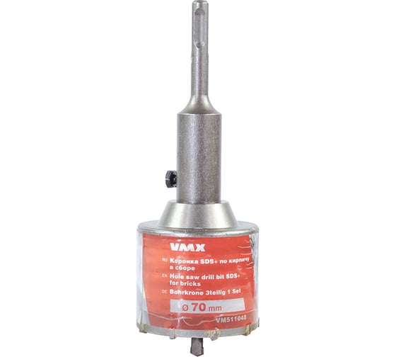 Коронка по кирпичу в сборе (70х50 мм; SDS+) VMX 511048