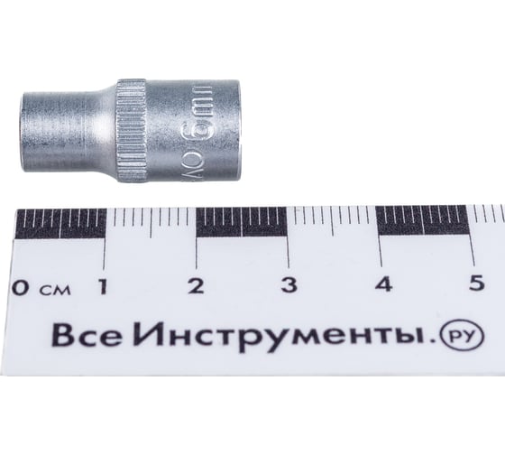 Головка торцевая 6 мм, 1/4" АвтоDело 39276 14691