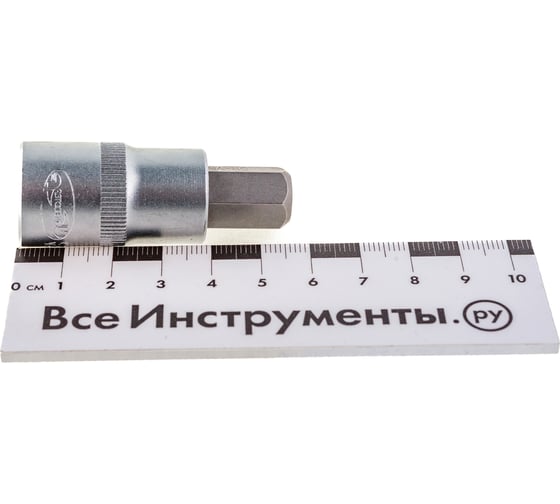 Головка со вставкой шестигранник 12 мм, 1/2", L=55 мм АвтоDело 39292 14975