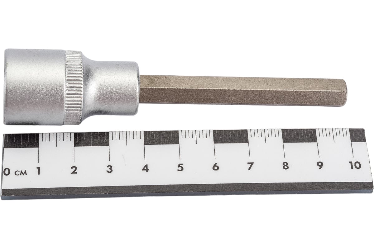 Головка со вставкой шестигранник 8 мм, 1/2", L=100 мм АвтоDело 39388 ...