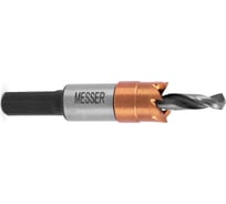 Коронка HSS-TiN 12 мм, с центровочным сверлом без пружины для листового материала до 2 мм, ц/х MESSER 21-02-012