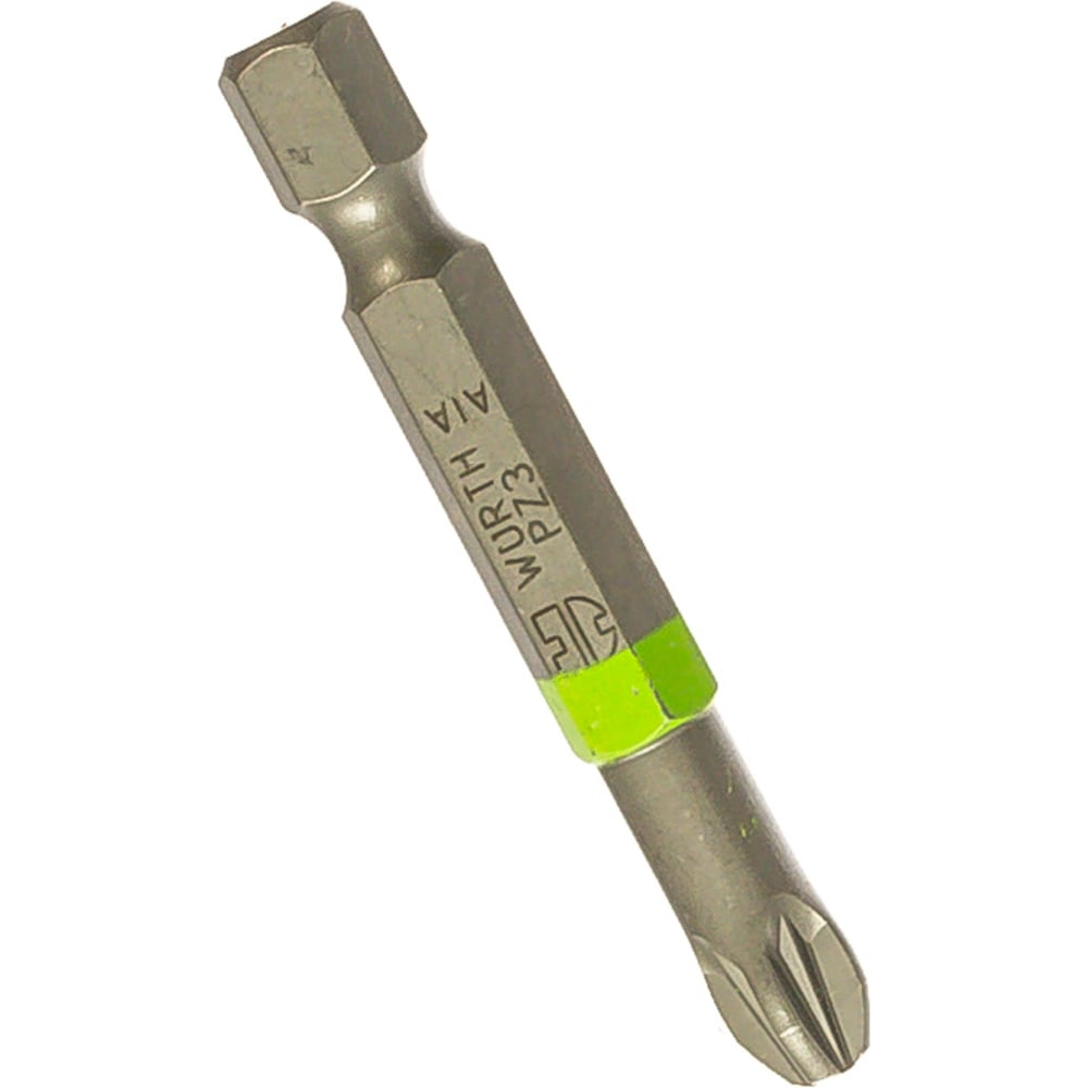 Бита PZ3-ЗЕЛЁН.-1/4ZO-L50MM (PZ3, 50 мм) WURTH 0614176661090 - выгодная ...