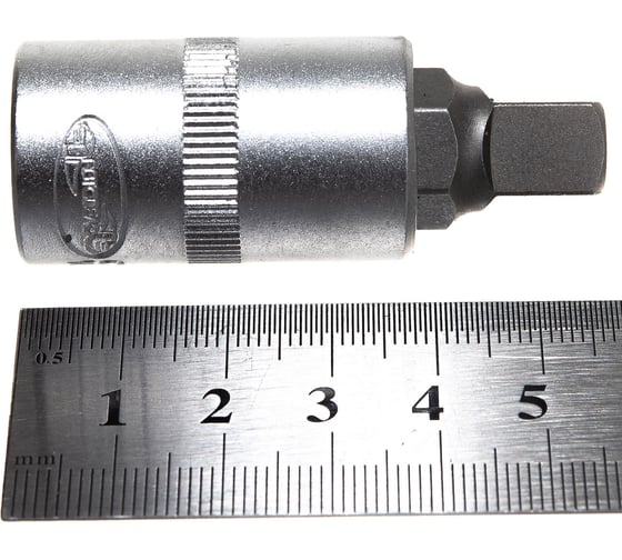Головка 1/2" со вставкой квадрат 9 мм, L=55 мм Professional АвтоDело 39269 14811