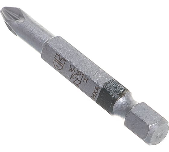 Бита PZ2-ЧЁРН.-1/4ZO-L50MM (PZ2, 50 мм) WURTH 0614176660090
