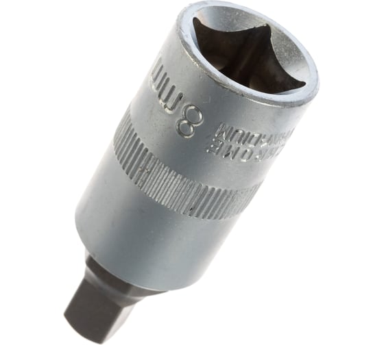 Головка 1/2" со вставкой квадрат 8 мм, L=55 мм Professional АвтоDело 39268 14808