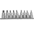 Набор головок TORX Т20-Т60, DR1/2", 9 шт. на планке АвтоDело 39835 13339 1