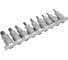 Набор головок TORX Т20-Т60, DR1/2", 9 шт. на планке АвтоDело 39835 13339 3