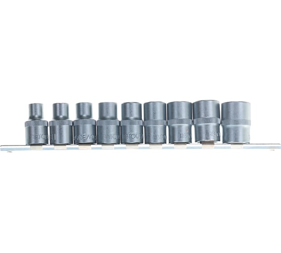 Набор головок TORX E10-E24, DR1/2", 9 шт. на планке АвтоDело 39839 10899 1