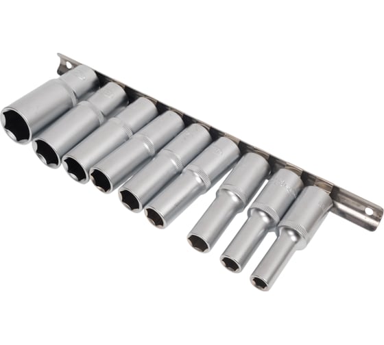 Набор головок высоких  DR1/2", 8-22 мм, на планке АвтоDело 39836 13345