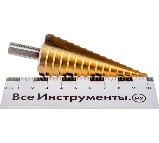 Сверло ступенчатое по металлу (4-32 мм; 15 ступеней; шаг 2 мм, ход 5 мм) VMX 511632