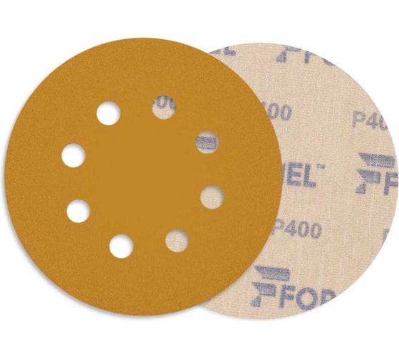 Диск DIAMOND 125 мм, 8 отв., P400, 10 шт Formel 10951120400 1