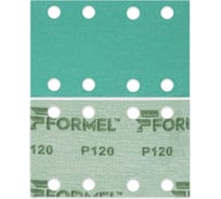 Полоса на пленочной основе FILM 81x133 мм, 8 отв., P120, 50 шт Formel 82352130120