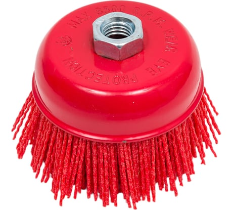 Щетка чашечная нейлоновая для ушм 100 мм, М14 HEADROCK 401-055-100