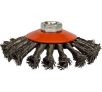 Щетка выгнутая (115 мм; М14; сталь витая) VMX 511727