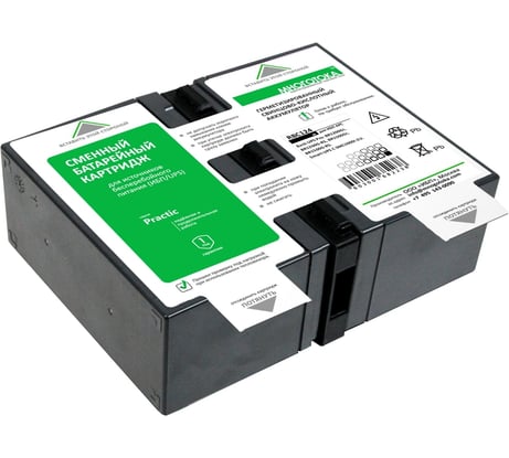 Сменный батарейный картридж для ИБП МНОГОТОКА RBC124 серия Practic - APC: 24 В, 9 Ач, 5,6 кг RBC124 Practic